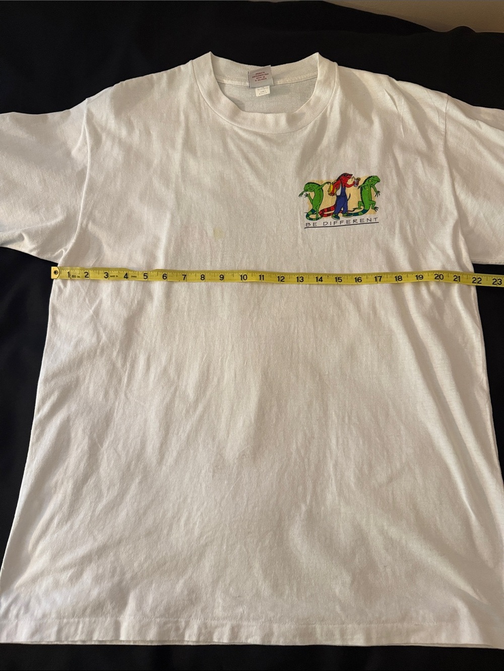 Be Different Reptile Graphic Tee - Green/Blue unisex XL - Picture 4 of 6